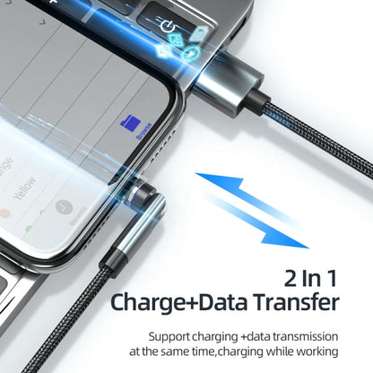 CC57 Rotary Magnetic Fast Charging Data Cable, Style: