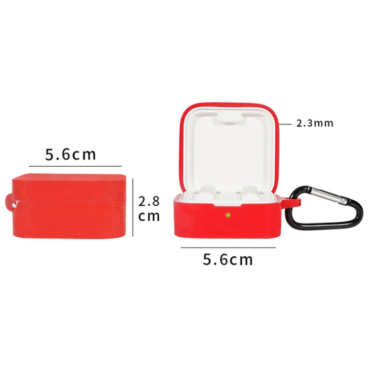 Bluetooth Earphone Silicone Cover For Xiaomi Air2 SE, White, Mint Green, Grass Green, Pink, Black, Red, Yellow, Gray, Wine Red, Blue, Matcha, Milk Tea Color, Light Purple, Sky Blue, Noon Blue