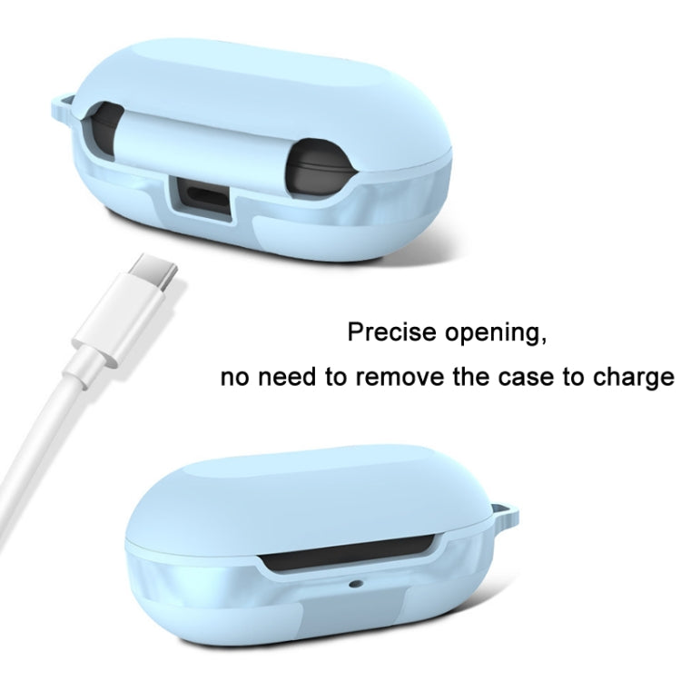 2 PCS Bluetooth Earphone Silicone Cover For Samsung Galaxy Buds, Black, White, Red, Light Blue