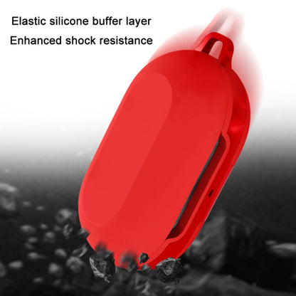 2 PCS Bluetooth Earphone Silicone Cover For Samsung Galaxy Buds, Black, White, Red, Light Blue