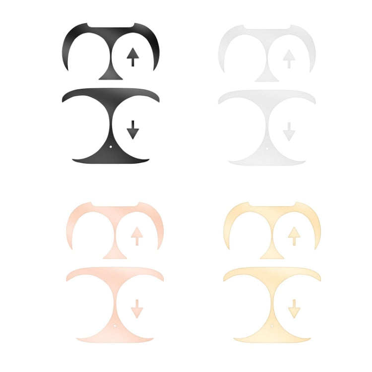 5 PCS Headphone Inner Cover Metal Dustproof Sticker For Samsung Galaxy Buds 2, Black, Silver Gray, Rose Gold, Gold