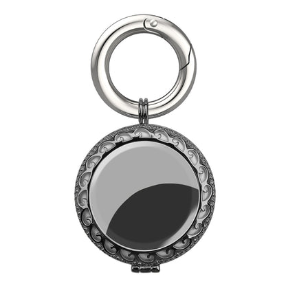 Anti-Lost Plating Keychain Locator Tracker Protective Cover For AirTag 2nd Gen / AirTag 1st Gen, Black Gold, White Gold, Rose Gold, Gold