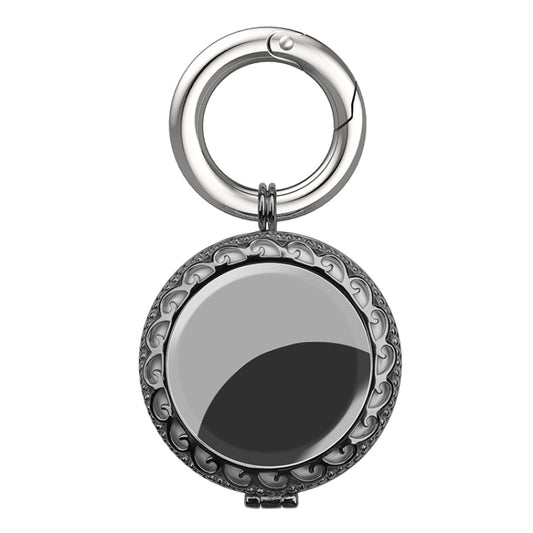 Anti-Lost Plating Keychain Locator Tracker Protective Cover For AirTag 2nd Gen / AirTag 1st Gen, Black Gold, White Gold, Rose Gold, Gold