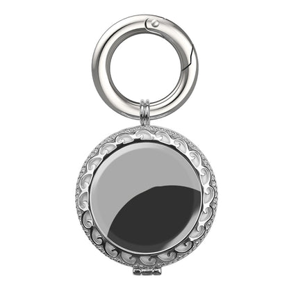 Anti-Lost Plating Keychain Locator Tracker Protective Cover For AirTag 2nd Gen / AirTag 1st Gen, Black Gold, White Gold, Rose Gold, Gold