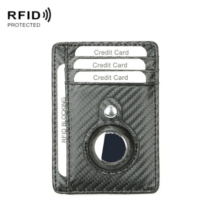 TQ-319 Anti-Theft Anti-Lost Tracker Leather Card Holder For AirTag, Style: