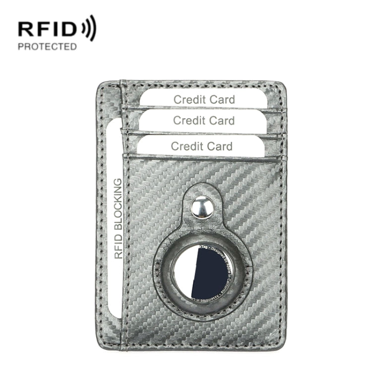 TQ-319 Anti-Theft Anti-Lost Tracker Leather Card Holder For AirTag, Style: