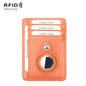 TQ-319 Anti-Theft Anti-Lost Tracker Leather Card Holder For AirTag, Style: