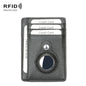 TQ-319 Anti-Theft Anti-Lost Tracker Leather Card Holder For AirTag, Style: