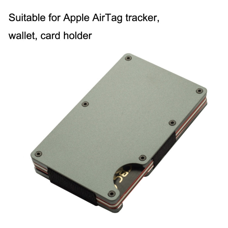 ZDL-05 Tracker Protection Organizer Metal Card Holder For AirTag