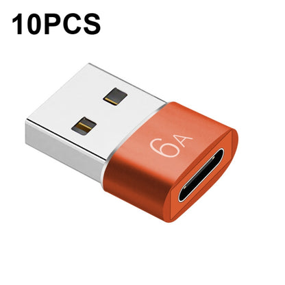 10 PCS HOWJIM HJ003 Type-C To USB3.0 Adapter Support Charging & Data Cable Transfer, HOWJIM HJ003 Silver, HOWJIM HJ003 Black, HOWJIM HJ003 Red