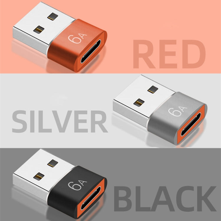 10 PCS HOWJIM HJ003 Type-C To USB3.0 Adapter Support Charging & Data Cable Transfer, HOWJIM HJ003 Black, HOWJIM HJ003 Red, HOWJIM HJ003 Silver