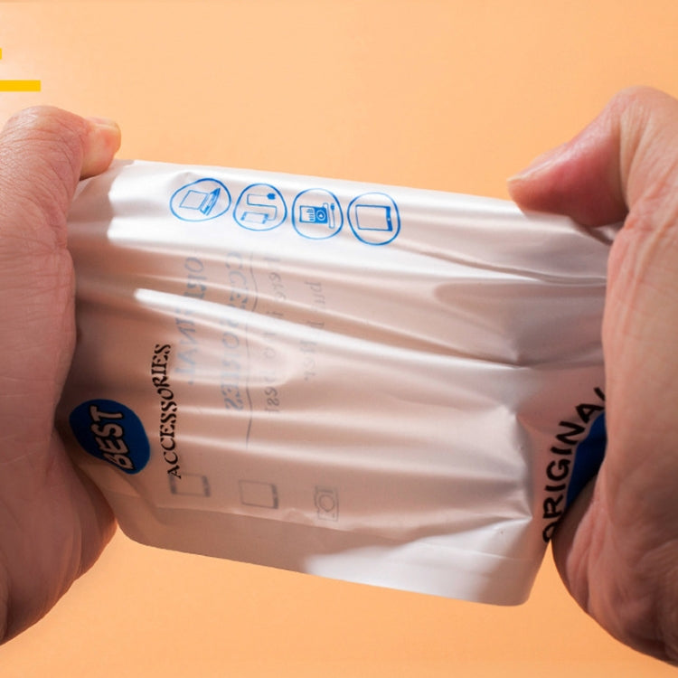 100 PCS  Charging Cable U Disk Universal Color Printing Sealing Pocket, 11x18cm Blue Matte, 11x18cm Red Matte, 11x18cm Green Matte