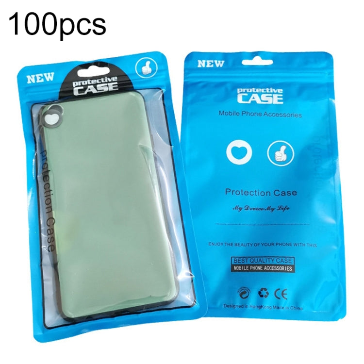 100PCS Phone Case Plastic Self-Sealing Pearl Packaging Bags, Size:, 12x21cm (Blue), 12x21cm (Yellow), 12x21cm (Orange), 12x21cm (Red), 12x21cm (Black), 12x21cm (Pink)