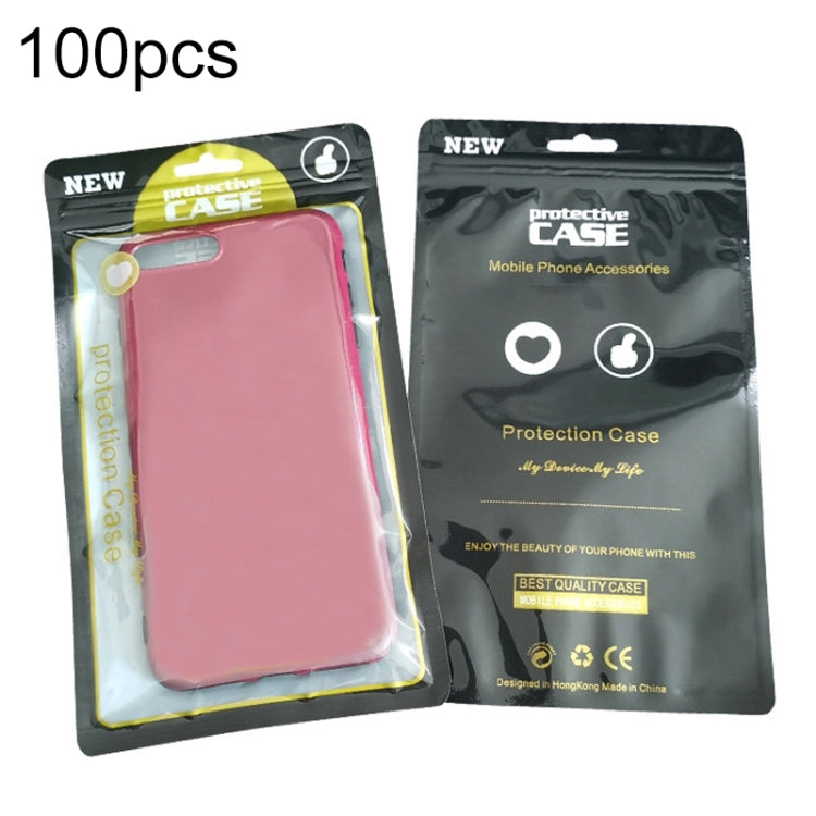 100PCS Phone Case Plastic Self-Sealing Pearl Packaging Bags, Size:, 12x21cm (Blue), 12x21cm (Yellow), 12x21cm (Orange), 12x21cm (Red), 12x21cm (Black), 12x21cm (Pink)
