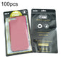 100PCS Phone Case Plastic Self-Sealing Pearl Packaging Bags, Size:, 12x21cm (Blue), 12x21cm (Yellow), 12x21cm (Orange), 12x21cm (Red), 12x21cm (Black), 12x21cm (Pink)