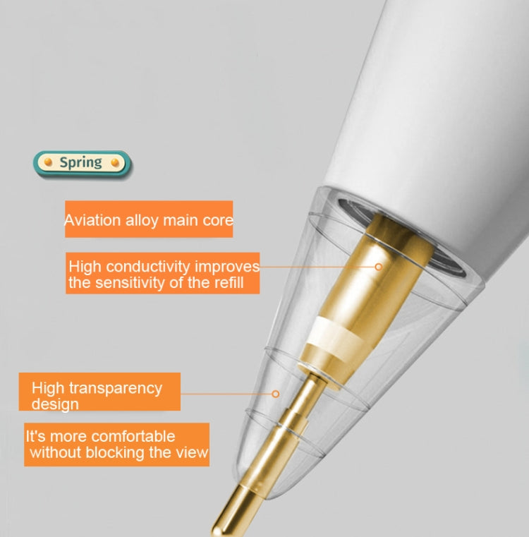 For Apple Pencil 1/2 Transparent Replacement Pen Tip Transform Nib,Style: