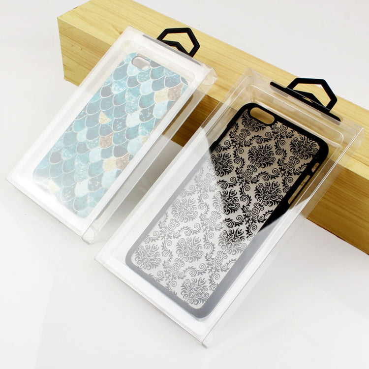 50 PCS  No Printing Full Transparent PVC Phone Case Packaging Box,Size:, Small  4.7 Inch MINI, Large 5.8-6.7 Inch