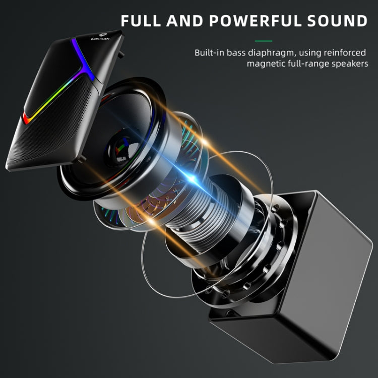 Computer USB Wired Computer Stereo Home Multifunctional Stereo, Cable Length: 1.2m, Dark Alien S-510, Dark Alien S-511