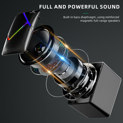 Computer USB Wired Computer Stereo Home Multifunctional Stereo, Cable Length: 1.2m, Dark Alien S-510, Dark Alien S-511