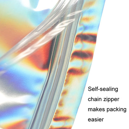 100PCS Laser Self-sealing Packaging Bag Data Line Aluminum Foil Plastic Bag , Size: