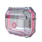 For AirPodS Pro RJT-AP-03 Bluetooth Earphone Transparent Soft Case TPU Protection Cover, White, Black, Red, Blue, Pink, Violet, Fluorescent Yellow, Rose Red