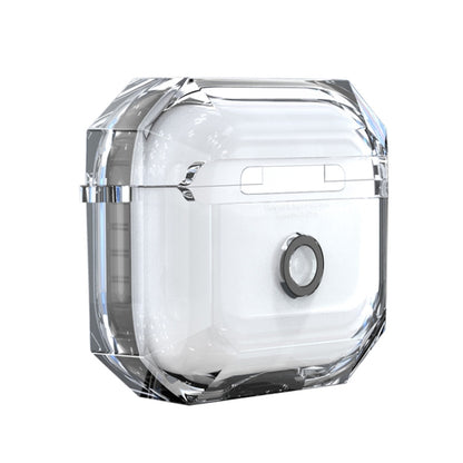 For AirPods 3 RJT-AP-03 Transparent Anti-fall Bluetooth Earphone Protective Sleeve