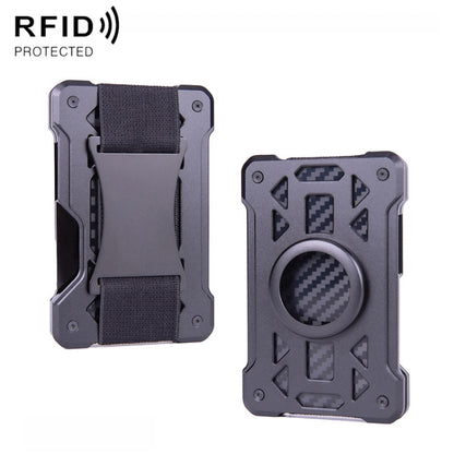 For AirTag 2nd Gen / AirTag 1st Gen Card Holder Metal Anti-Theft RFID Wallet, ak-4 B Blue, ak-4 B Gray, ak-4 A Black, ak-4 A Blue, ak-4 A  Silver, ak-4 A  Gray, ak-4 B  Black, ak-4 B Silver
