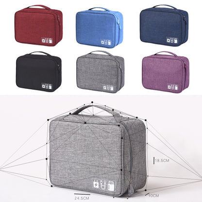 RH917 Data Cables Storage Bags Cationic Polyester Multifunctional Digital Bag