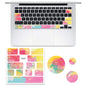 For Macbook Air 5pcs Laptop Keyboard PVC Sticker