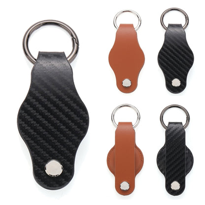 For AirTag Tracker Leather Case Key Holder