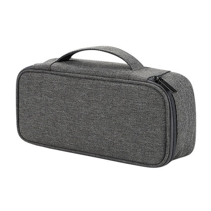 SM13 Multifunctional Digital Accessories Waterproof and Shock-absorbing Storage Bag, 25x6.5x12cm(Black), 25x6.5x12cm(Gray), 25x6.5x12cm(Dark Gray), 25x6.5x12cm(Navy Blue), 25x6.5x12cm(Pink)