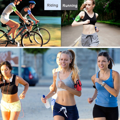 S210 Neoprene Arm Bag Outdoor Sports Mobile Phone Bag Coin Purse, 10x17cm (Green), 10x17cm (Navy Blue), 10x17cm (Black), 10x17cm (Orange), 10x17cm (Red)