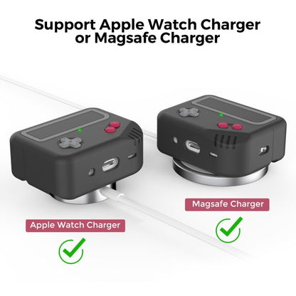 For AirPods Pro 2 AhaStyle PT-JY07 Split Silicone Cartoon Earphone Protective Case, JY07(Gray), JY07(Black)