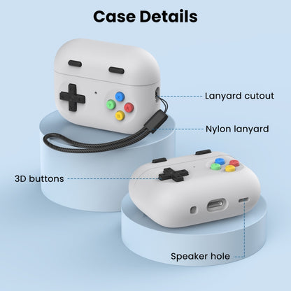 For AirPods Pro 2 AhaStyle DD04 Split Silicone Cartoon Earphone Protective Case