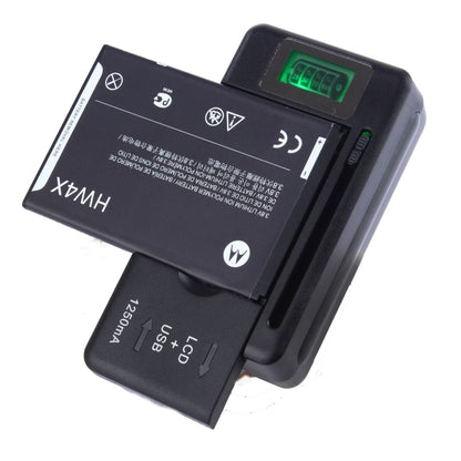 SS-5 Universal Cell Phone Battery Charger With USB Output & LCD Display, US Plug, 600A/1250mA