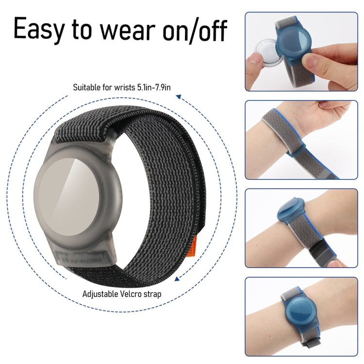 For Airtag Nylon Strap Wristband Anti-lost Tracker Protective Case