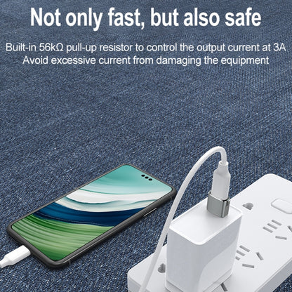 USB 2.0 Male To USB-C / Type-C Female Adapter, Support Charging & Transmission Data