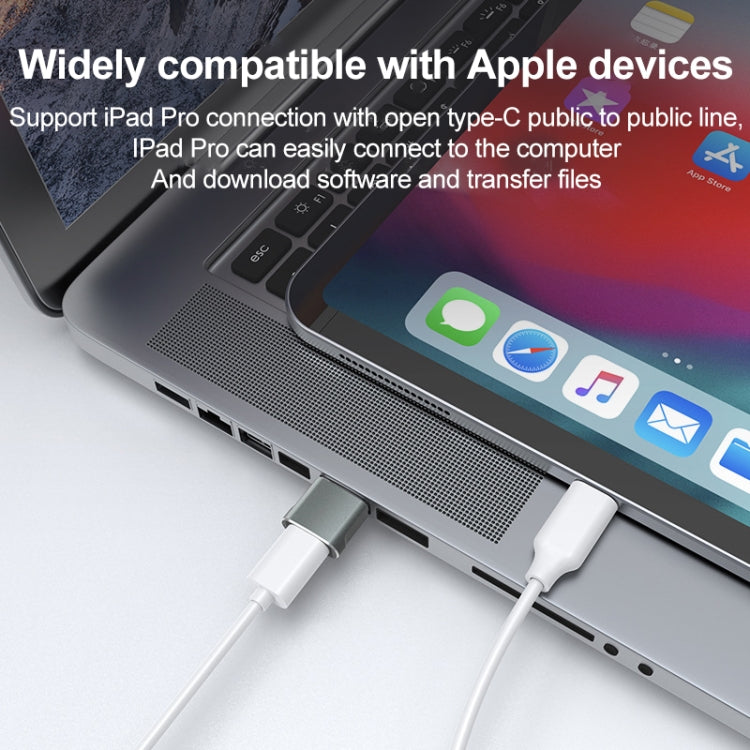 USB 2.0 Male To USB-C / Type-C Female Adapter, Support Charging & Transmission Data