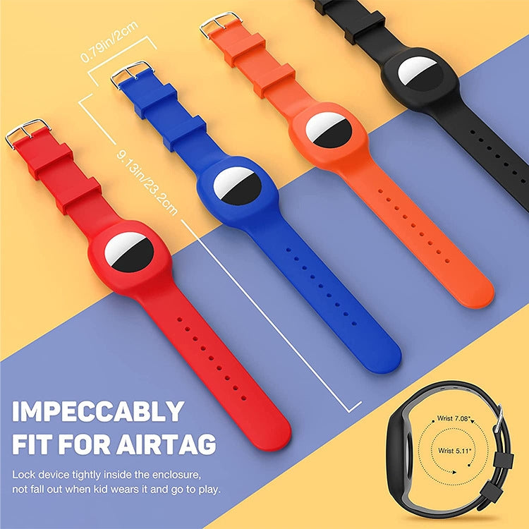 For Airtag Silicone Children Watch Band Protective Case