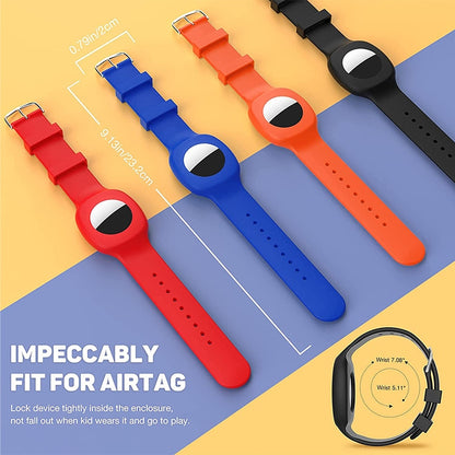 For Airtag Silicone Children Watch Band Protective Case