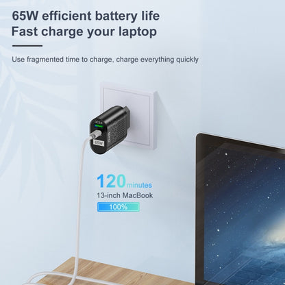 65W GaN Mobile Phone Charger PD Fast Charge Computer Adapter