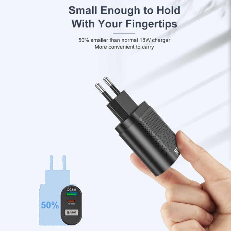 65W GaN Mobile Phone Charger PD Fast Charge Computer Adapter