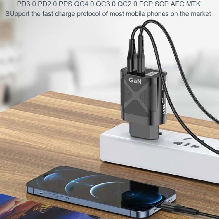 65W GAN PD + QC3.0 Fast Charger Phone Notebook Computer Universal Charging Head