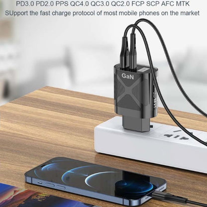 65W GAN PD + QC3.0 Fast Charger Phone Notebook Computer Universal Charging Head