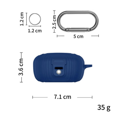 For EarFun Air Pro 3 Silicone Earphone Dustproof Storage Case