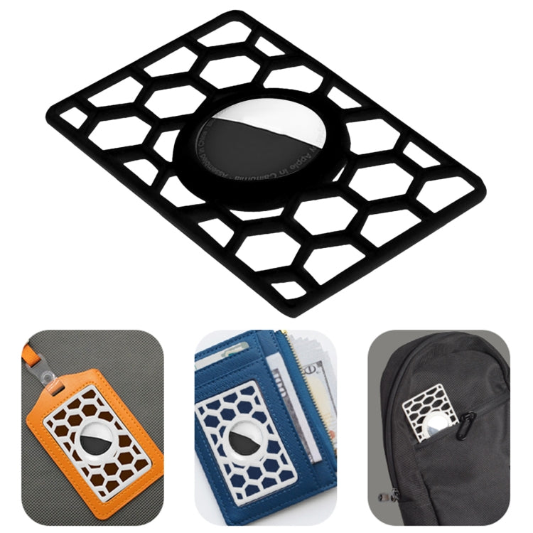 For Airtag Location Tracker Card Shape Honeycomb Protective Cover