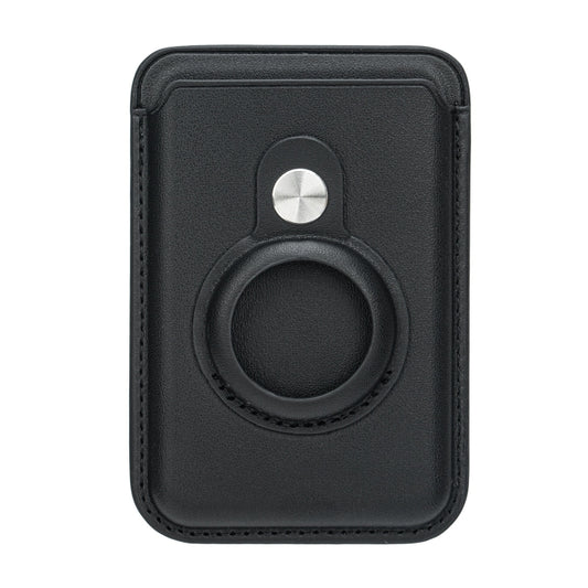 For AirTag 2nd Gen / AirTag 1st Gen Positioner Fiber Card Clip Anti-Theft Card Tracker Protection Cover, Magnetic