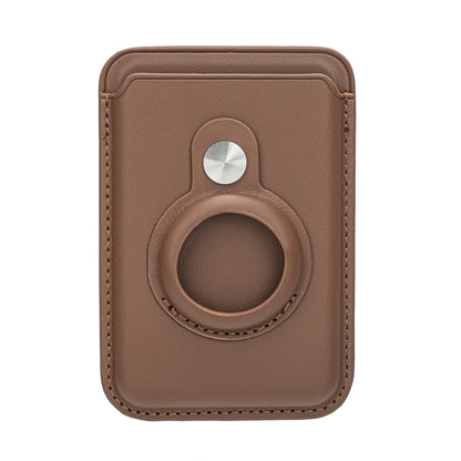 For AirTag 2nd Gen / AirTag 1st Gen Positioner Fiber Card Clip Anti-Theft Card Tracker Protection Cover, Magnetic