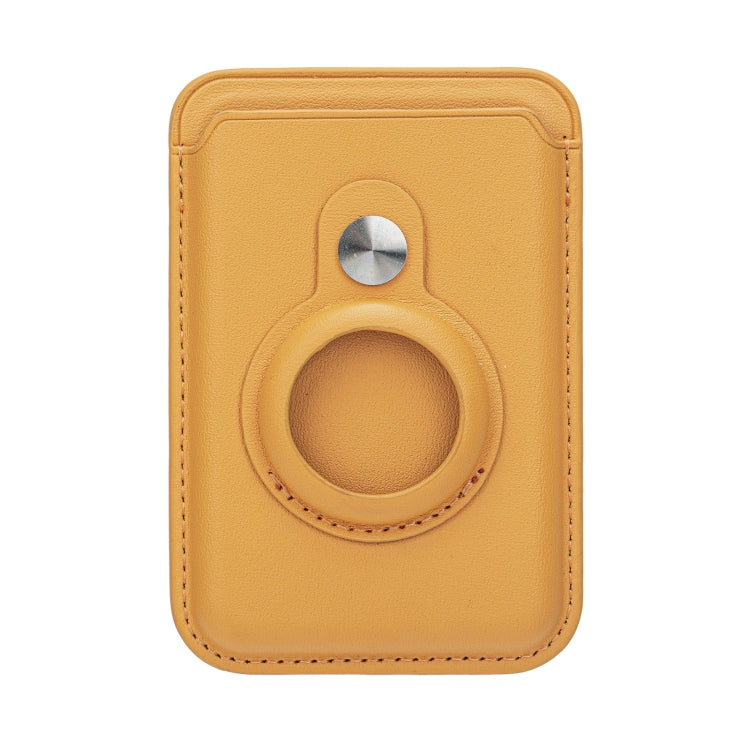 For AirTag 2nd Gen / AirTag 1st Gen Positioner Fiber Card Clip Anti-Theft Card Tracker Protection Cover, Magnetic
