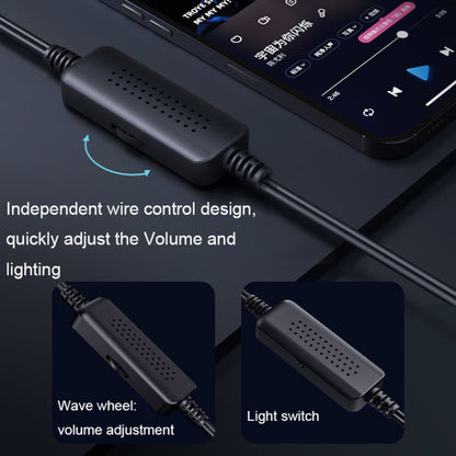 Havit A20 Plus Colorful Ambient Light Wired Computer Audio Stereo Surround Sound Speaker